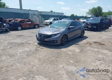 2019 Honda Civic Sport from USA, damaged, VIN 2HGFC2F89KH595697